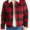 Jughead Jones Riverdale Black & Red Checkered Jacket front look