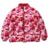 Juice Wrld Pink Camo Puffer Jacket