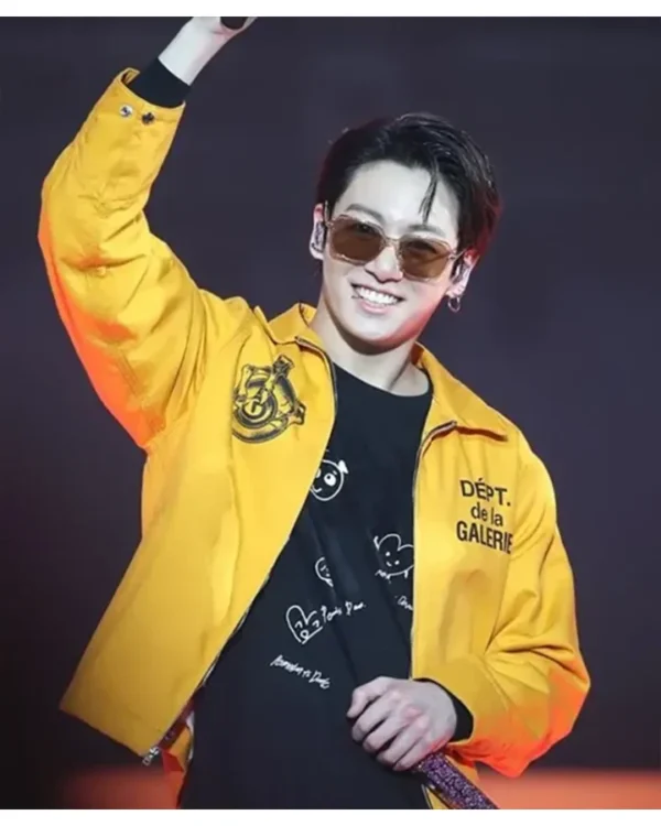 Jungkook Yellow Cotton Jacket