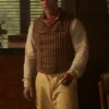 Jungle Cruise Dwayne Johnson Brown Cotton Double Breasted Vest