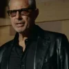 Jurassic World Dominion Ian Malcolm Men Real Leather Coat