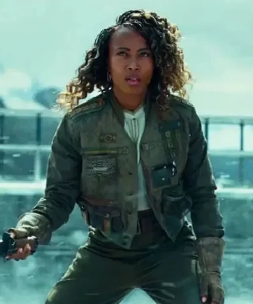 Jurassic World Dominion Kayla Watts Cotton Green Jacket
