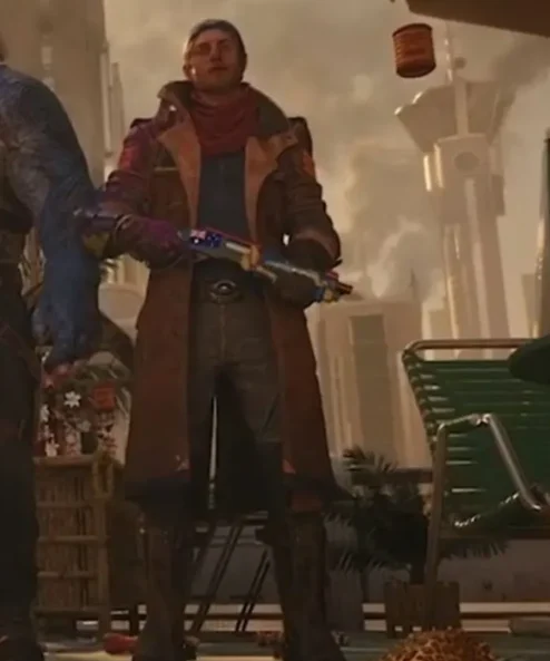 Justice League Captain Boomerang Suicide Squad Brown Coat