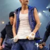 Justin Bieber Blue Leather Costume
