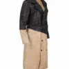 Kacy Duke Inventing Anna S01 EP09 Leather Long Trench Coat