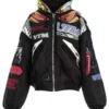 Kanye West Black Racing Jacket