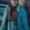 Katherine Barrell Wynonna Earp Blue Puffer Jacket