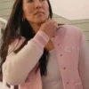Katie Ginella Real Housewives of Orange County S18 Pink Varsity Jacket