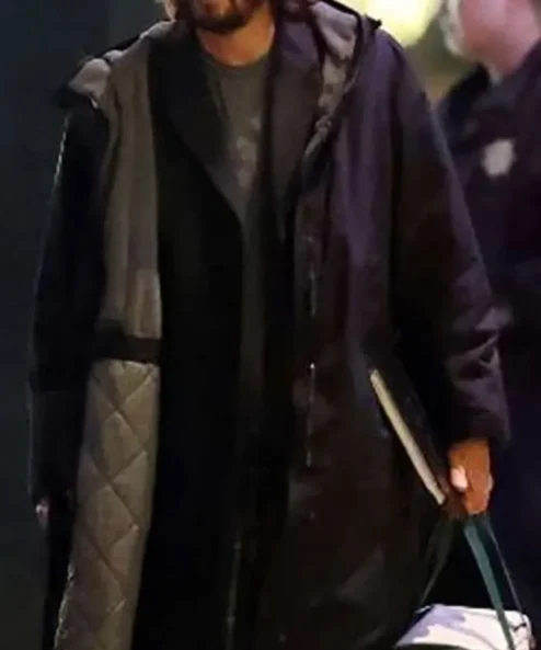 Keanu Reeves The Matrix 4 Neo Cotton Hooded Long Coat