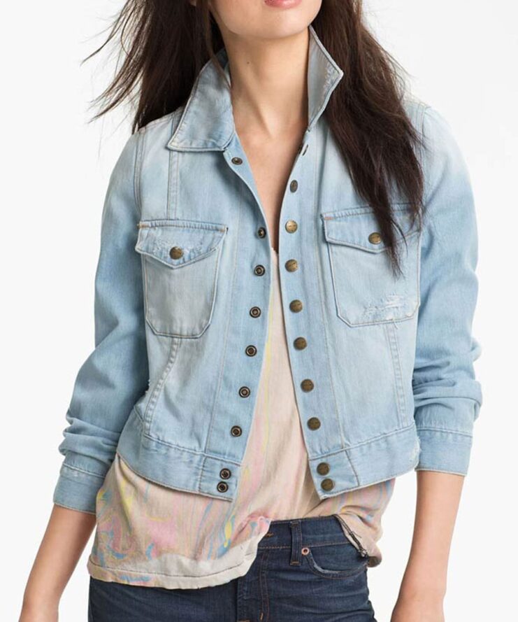 Kelsey Asbille Yellowstone S3 Blue Denim Jacket