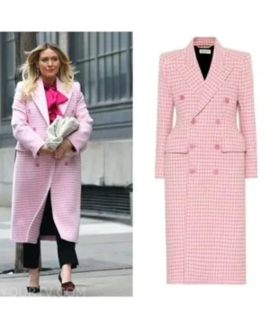 Kelsey Peters Younger Season 7 Pink Plaid Coat