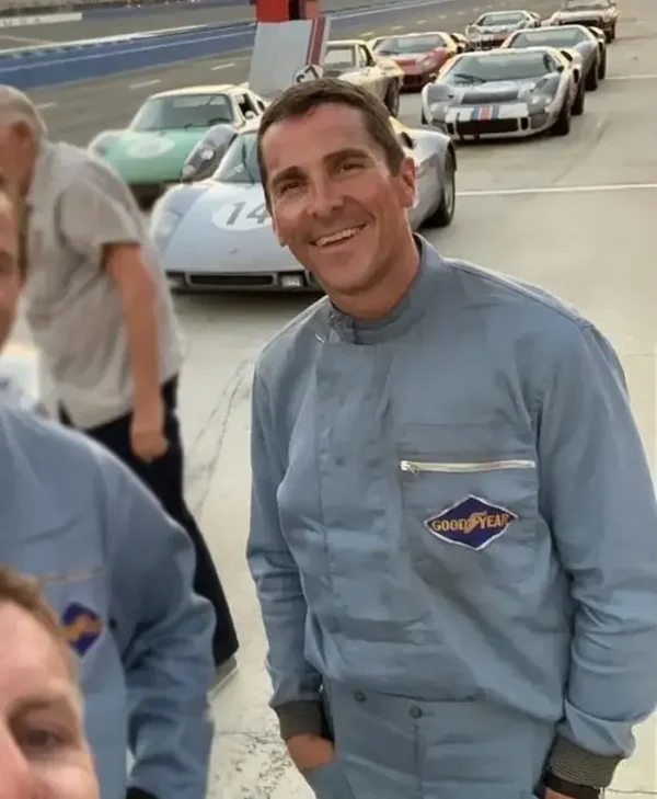 Ken Miles Ford V Ferrari Grey Good Year Cotton Jacket