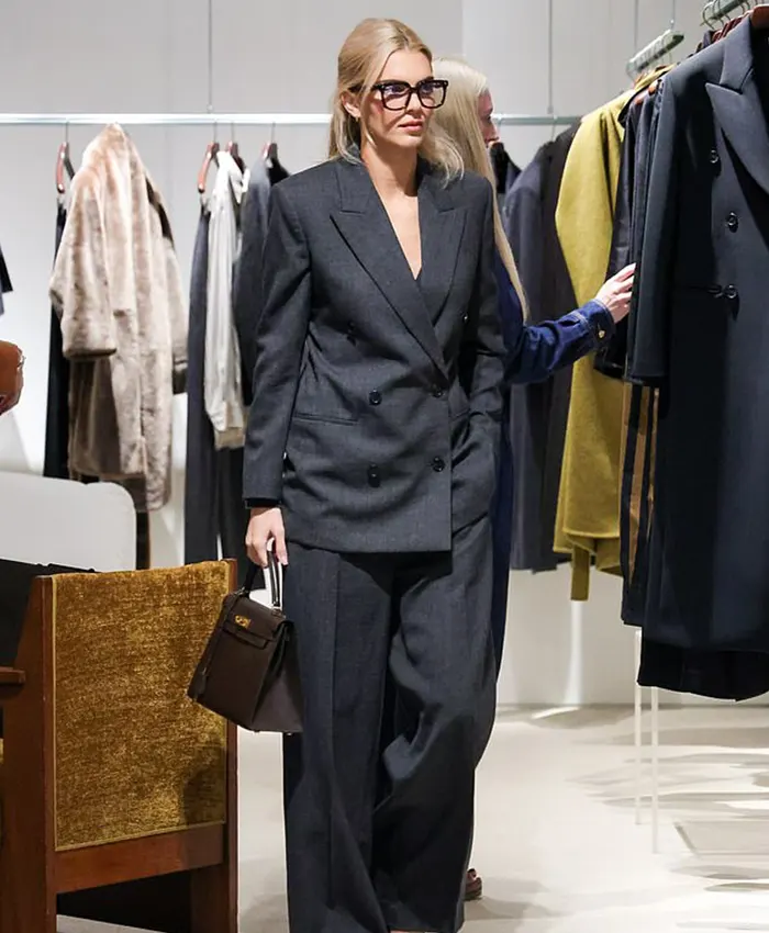 Kendall Jenner Paris Fashion Week Double Breasted Blazer