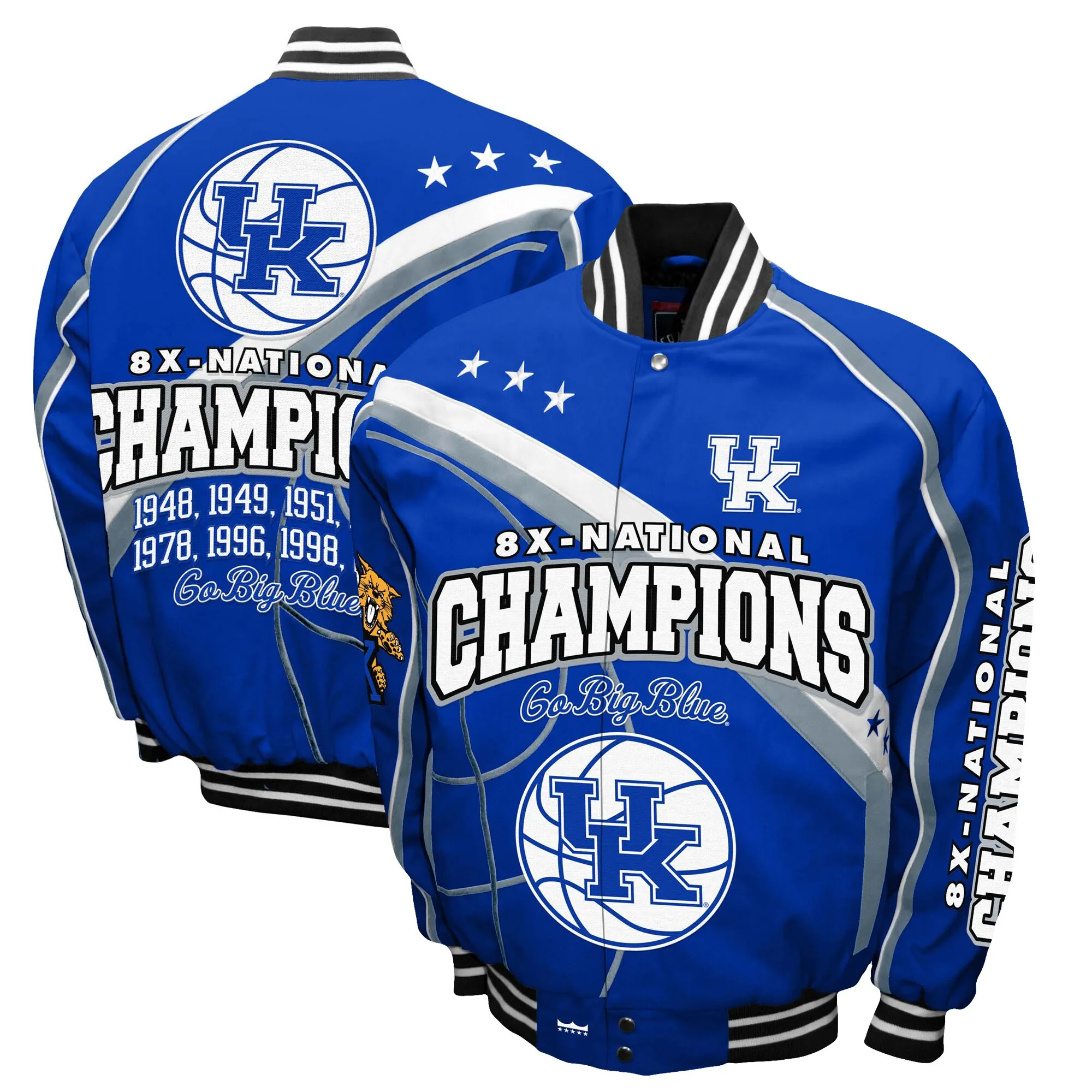 Kentucky Wildcats NCAA 8-Time National Champions Jacket