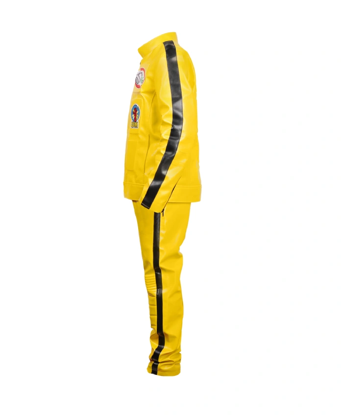 Kill Bill yellow martial arts jumpsuit with bold black detailing