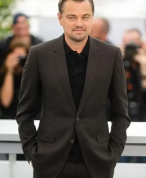 Killers of the Flower Moon Leonardo DiCaprio Dark Brown Suit