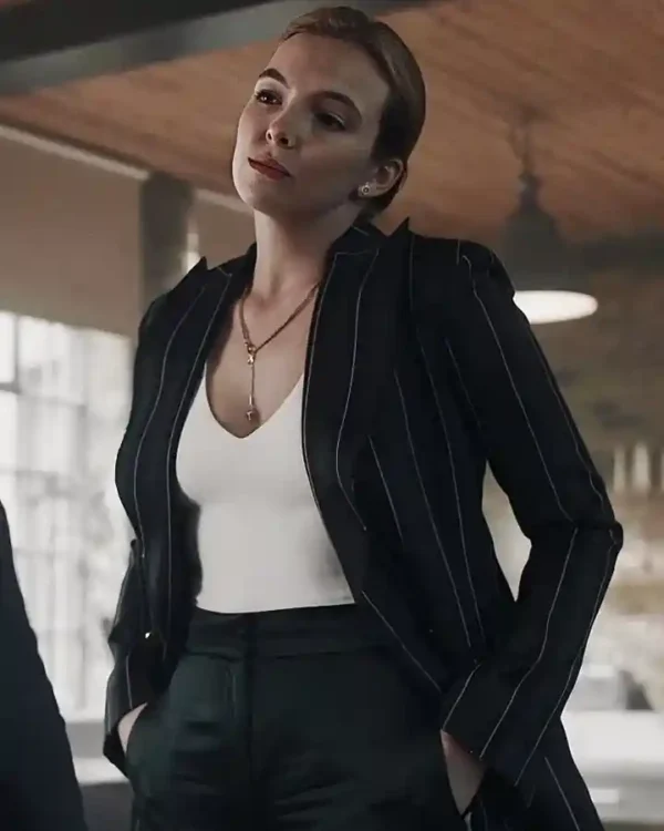 Killing Eve S02 Villanelle Striped Suit Blazer