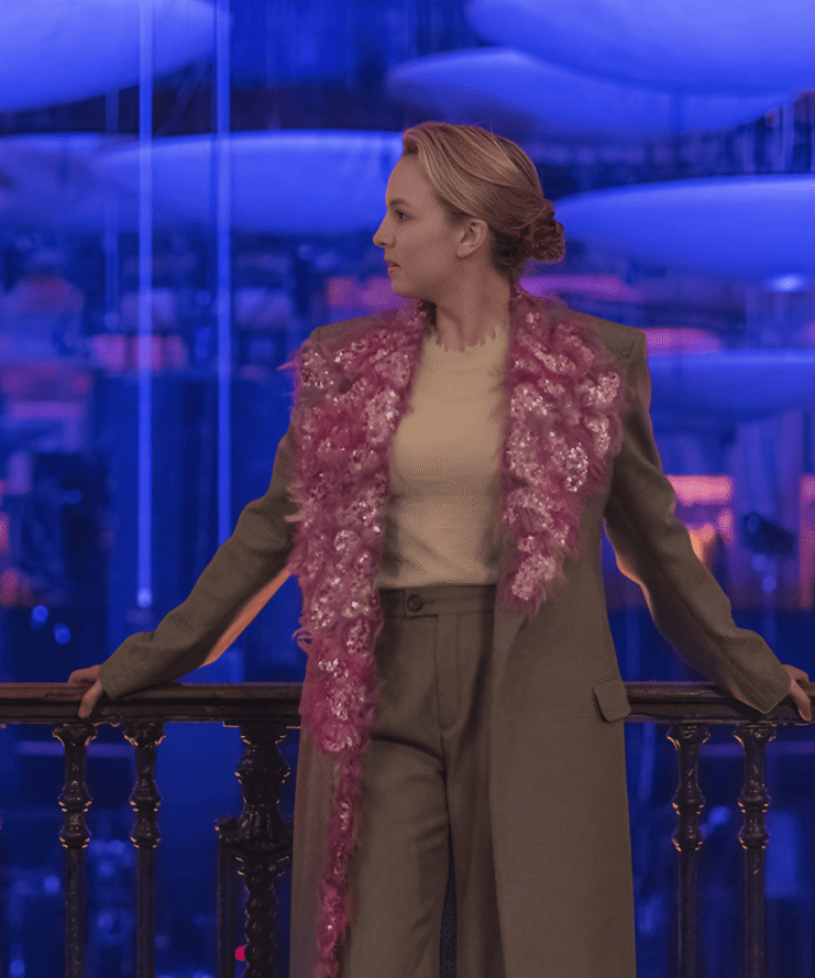 Killing Eve S03 Jodie Comer Brown Wool Trench Coat