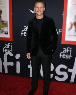 King Richard Tony Goldwyn Black Blazer Velvet Jacket