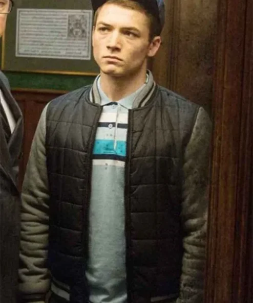 Kingsman The Secret Service Eggsy Puffer Bomber Jacket