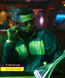 Kirk Sawyer Cyberpunk 2077 Bomber Jacket