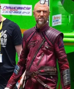 Kraglin Thor Love and Thunder Costume Leather Jacket