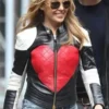 Kylie-Minogue-Red-Heart-Leather-Jacket