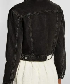 La Brea Izzy Harris Black Denim Jacket