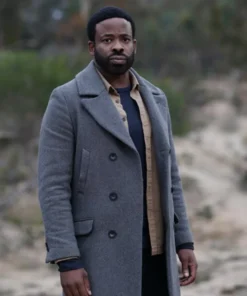 La Brea Ty Coleman Double Breasted Wool Trench Coat