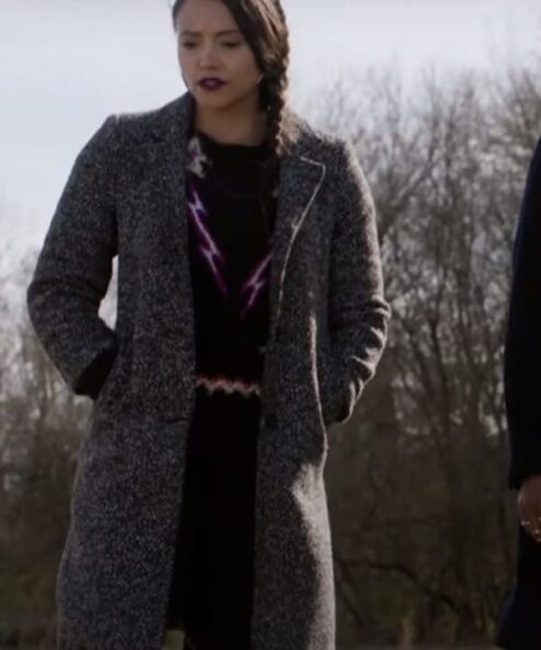 Gabrielle Walsh Found 2023 Grey Wool Coat