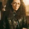 Lale Kiran As the Crow Flies Black Leather Jacket