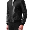 Lamborghini Black Leather Jacket