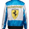 Lana Del Rey Formula 1 Racing Bomber Satin Jacket For Men And Women