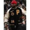 LeBron James Patta Running Team Letterman Varsity Jacket