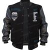 Black Tiffany and Co X Nike Collaboration Wool Varsity Bomber Jacket - Lebron James