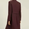 Legacies Hope Mikaelson Long Maroon Coat Back 510x638 1