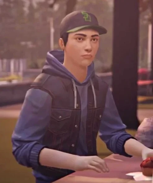 Life Is Strange Luke Parker Black Leather Gaming Vest