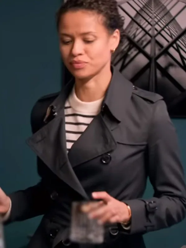 Lift 2024 Gugu Mbatha Raw Black Coat