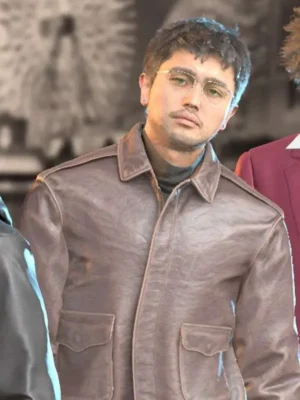 Like A Dragon Infinite Wealth Eric Tomizawa Brown Leather Jacket