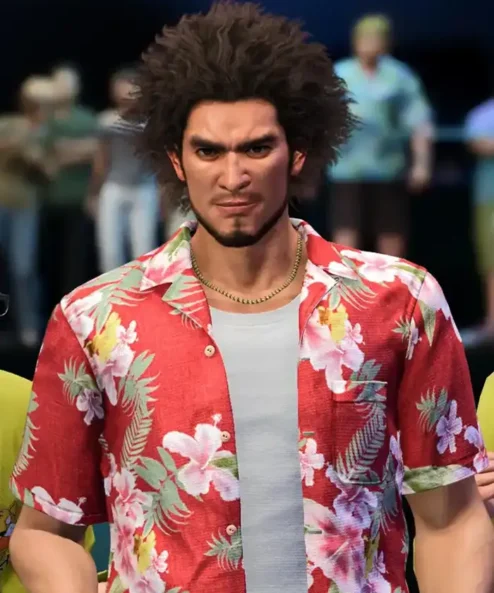 Like A Dragon Infinite Wealth Ichiban Kasuga Hawaiian Cotton Shirt