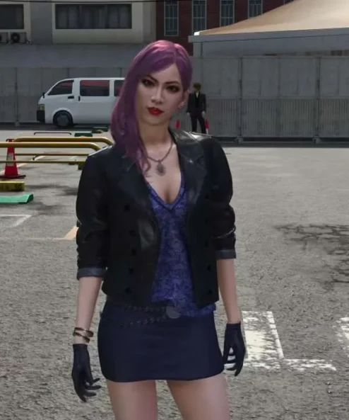 Like A Dragon Infinite Wealth Seonhee Black Leather Jacket