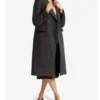 Lily The Young and the Restless Winters Plaid Long Coat