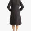 Lily The Young and the Restless Winters Plaid Long Coat back look