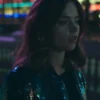 Liv-Taylor-Series-Wilderness-2023-Jenna-Coleman-Sequin-Bomber-Jacket