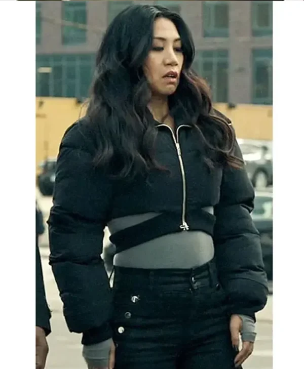 Liza Lapira The Equalizer Black Cropped Jacket