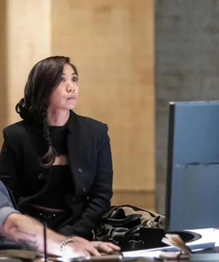 Liza-Lapira-The-Equalizer-Melody-Bayani-Black-Wool-Coat