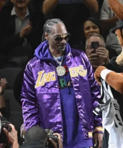 Los Angeles Lakers Snoop Dogg Varsity Purple Jacket