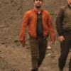 Lost In Space Ignacio Serricchio Orange Cotton Jacket