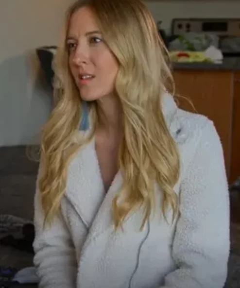 Love Is Blind Chelsea Griffin White Fur Jacket