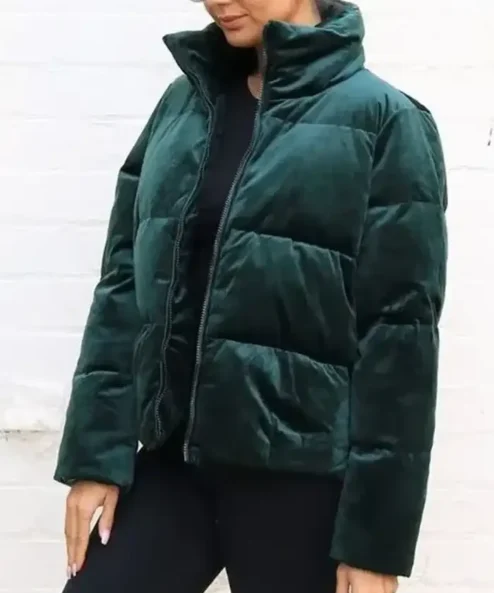 Love Is Blind Tiffany Pennywell Green Puffer Jacket